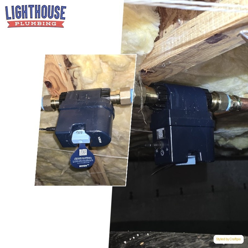 Smart water monitor installation in Issaquah