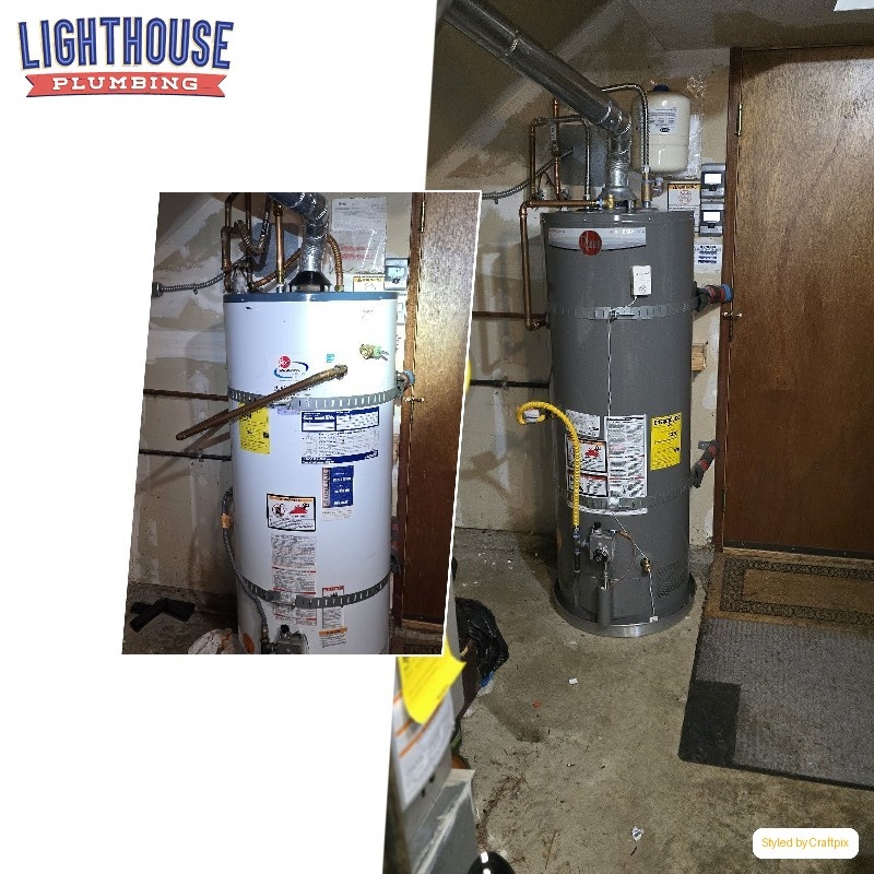 Water heater installation by Lighthouse Plumbing near Sultan, WA